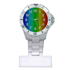 Spectrum Colours Colors Rainbow Plastic Nurses Watch by Nexatart