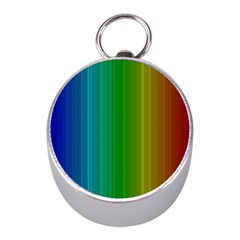 Spectrum Colours Colors Rainbow Mini Silver Compasses by Nexatart