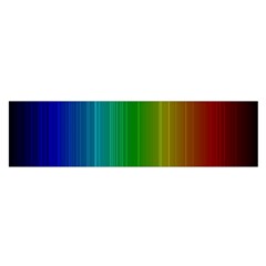 Spectrum Colours Colors Rainbow Satin Scarf (oblong) by Nexatart