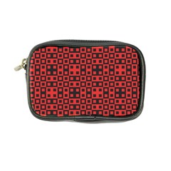 Abstract Background Red Black Coin Purse by Nexatart