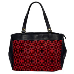 Abstract Background Red Black Office Handbags by Nexatart