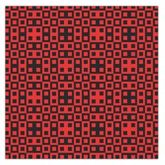 Abstract Background Red Black Large Satin Scarf (square) by Nexatart