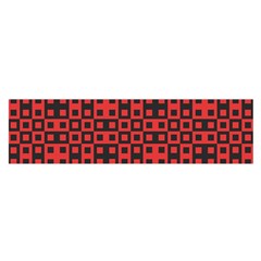 Abstract Background Red Black Satin Scarf (oblong) by Nexatart