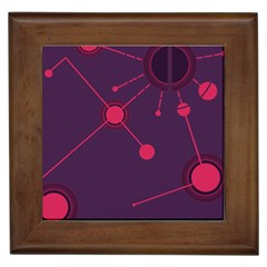 Abstract Lines Radiate Planets Web Framed Tiles by Nexatart