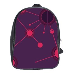 Abstract Lines Radiate Planets Web School Bags(large)  by Nexatart