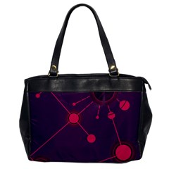 Abstract Lines Radiate Planets Web Office Handbags by Nexatart