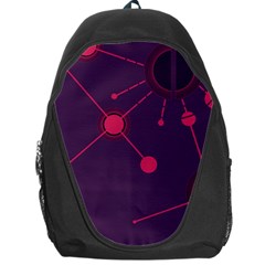 Abstract Lines Radiate Planets Web Backpack Bag by Nexatart