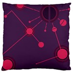 Abstract Lines Radiate Planets Web Standard Flano Cushion Case (One Side) Front