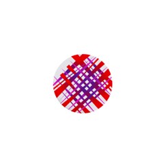 Chaos Bright Gradient Red Blue 1  Mini Magnets by Nexatart