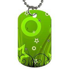 Art About Ball Abstract Colorful Dog Tag (two Sides) by Nexatart