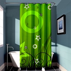 Art About Ball Abstract Colorful Shower Curtain 36  X 72  (stall)  by Nexatart