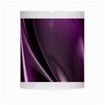 Fractal Mathematics Abstract White Mugs Center