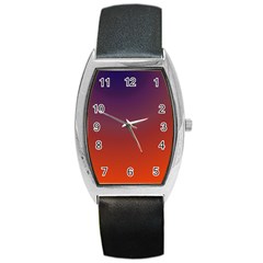 Course Colorful Pattern Abstract Barrel Style Metal Watch by Nexatart