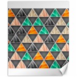 Abstract Geometric Triangle Shape Canvas 16  x 20   15.75 x19.29  Canvas - 1