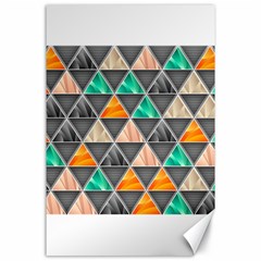 Abstract Geometric Triangle Shape Canvas 24  X 36  by Nexatart