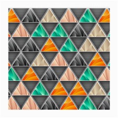 Abstract Geometric Triangle Shape Medium Glasses Cloth by Nexatart