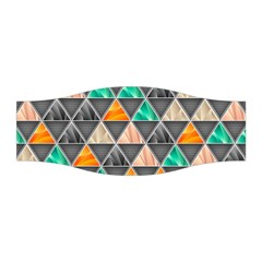 Abstract Geometric Triangle Shape Stretchable Headband