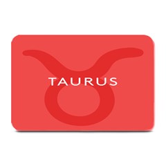 Zodizc Taurus Red Plate Mats by Mariart