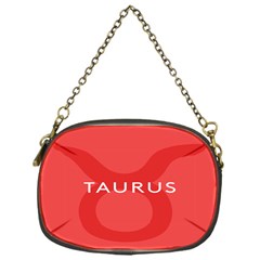 Zodizc Taurus Red Chain Purses (one Side)  by Mariart