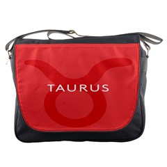 Zodizc Taurus Red Messenger Bags by Mariart