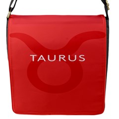 Zodizc Taurus Red Flap Messenger Bag (s) by Mariart