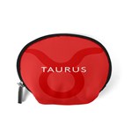 Zodizc Taurus Red Accessory Pouches (Small)  Back