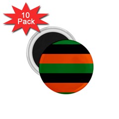 Color Green Orange Black 1 75  Magnets (10 Pack)  by Mariart