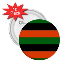 Color Green Orange Black 2 25  Buttons (10 Pack)  by Mariart