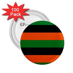 Color Green Orange Black 2 25  Buttons (100 Pack)  by Mariart