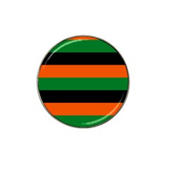 Color Green Orange Black Hat Clip Ball Marker (10 Pack) by Mariart