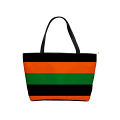 Color Green Orange Black Shoulder Handbags by Mariart