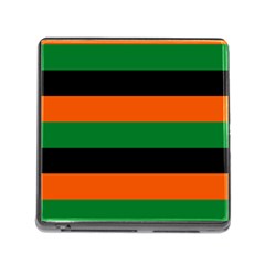 Color Green Orange Black Memory Card Reader (square) by Mariart