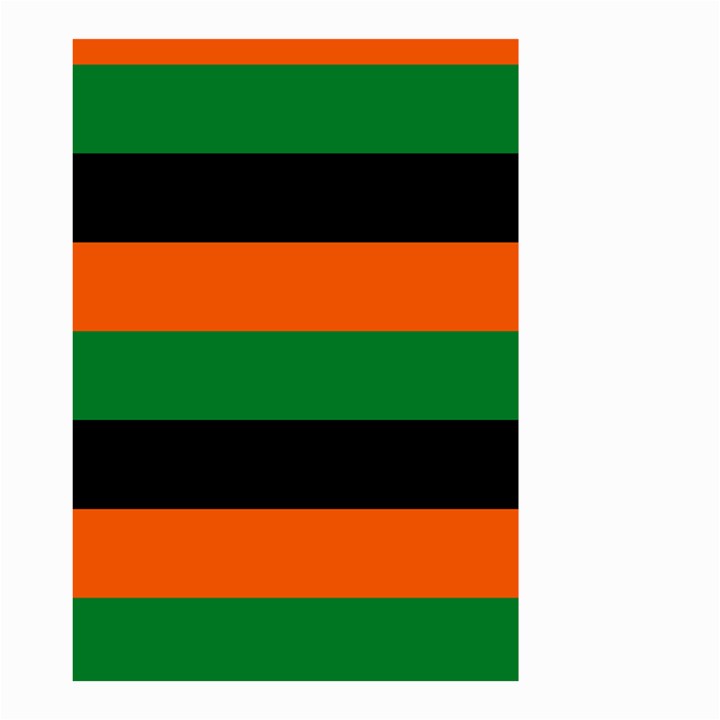 Color Green Orange Black Small Garden Flag (Two Sides)