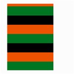 Color Green Orange Black Small Garden Flag (Two Sides) Back