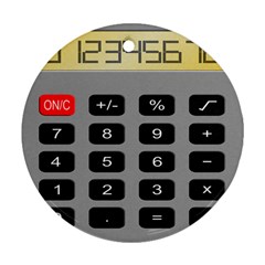 Calculator Ornament (round) by Mariart