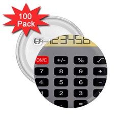 Calculator 2 25  Buttons (100 Pack) 