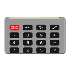 Calculator Magnet (rectangular) by Mariart