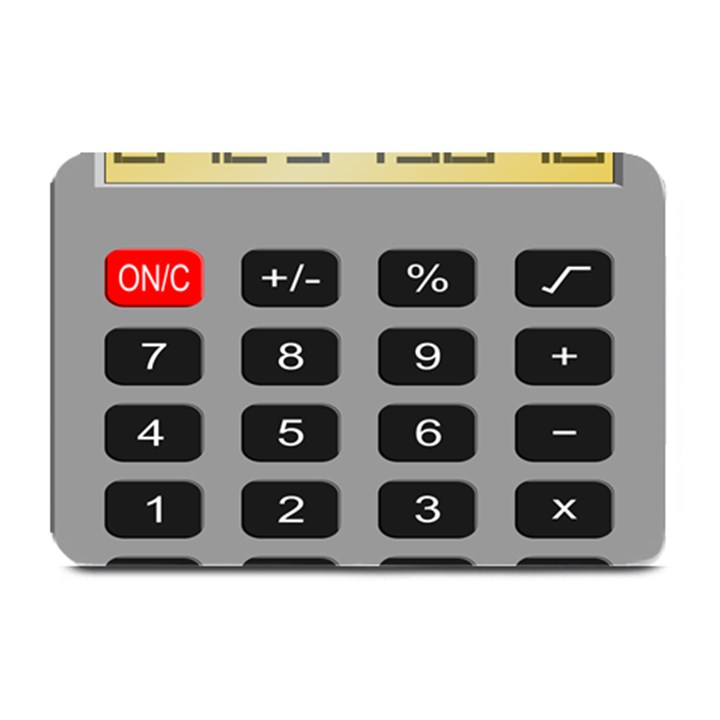 Calculator Plate Mats