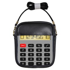 Calculator Girls Sling Bags by Mariart