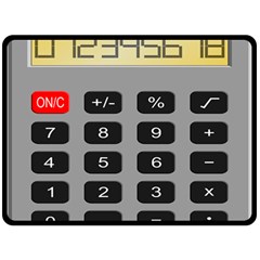 Calculator Fleece Blanket (large)  by Mariart