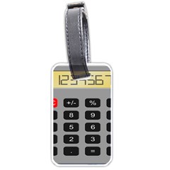 Calculator Luggage Tags (one Side) 