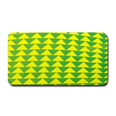 Arrow Triangle Green Yellow Medium Bar Mats by Mariart