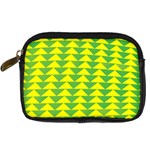 Arrow Triangle Green Yellow Digital Camera Cases Front