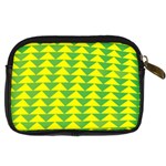 Arrow Triangle Green Yellow Digital Camera Cases Back