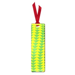 Arrow Triangle Green Yellow Small Book Marks by Mariart