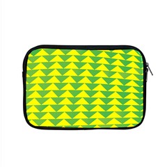 Arrow Triangle Green Yellow Apple Macbook Pro 15  Zipper Case by Mariart