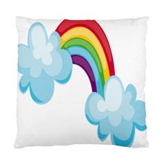 Could Rainbow Red Yellow Green Blue Purple Standard Cushion Case (one Side) by Mariart