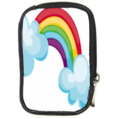 Could Rainbow Red Yellow Green Blue Purple Compact Camera Cases by Mariart