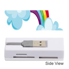 Could Rainbow Red Yellow Green Blue Purple Memory Card Reader (stick)  by Mariart