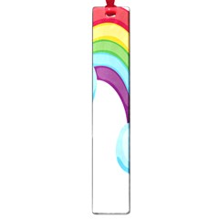 Could Rainbow Red Yellow Green Blue Purple Large Book Marks by Mariart